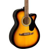 Guitarra Electroacústica Fender FA-135CE Concert - Imagen 6