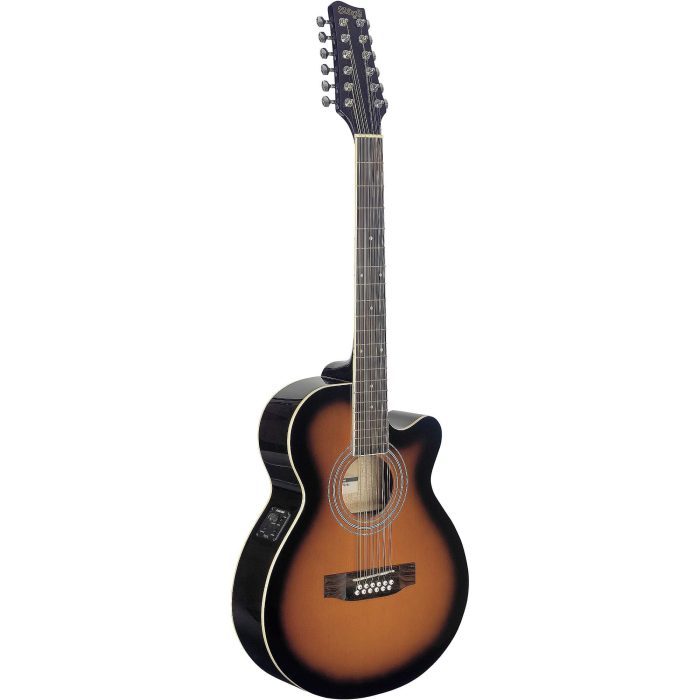 Guitarra Electroacústica Stagg Mini-Jumbo 12 cuerdas - Imagen 2