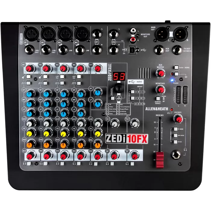 Allen & Heath ZEDi-10FX Mezclador USB Con Efectos