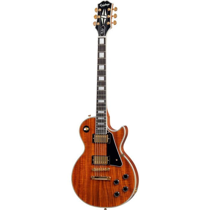 Guitarra Eléctrica Epiphone Les Paul Custom Koa - Imagen 3