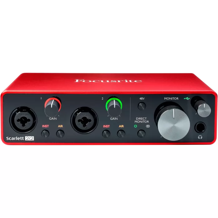 Interfaz De Audio Focusrite Scarlett 2i2 USB (Gen 3)