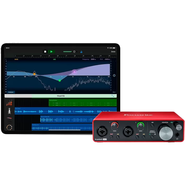 Interfaz De Audio Focusrite Scarlett 2i2 USB (Gen 3) - Imagen 6