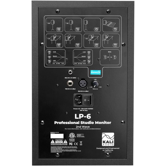 Kali Audio LP-6 V2 6.5" Monitor De Estudio Activo - Imagen 3