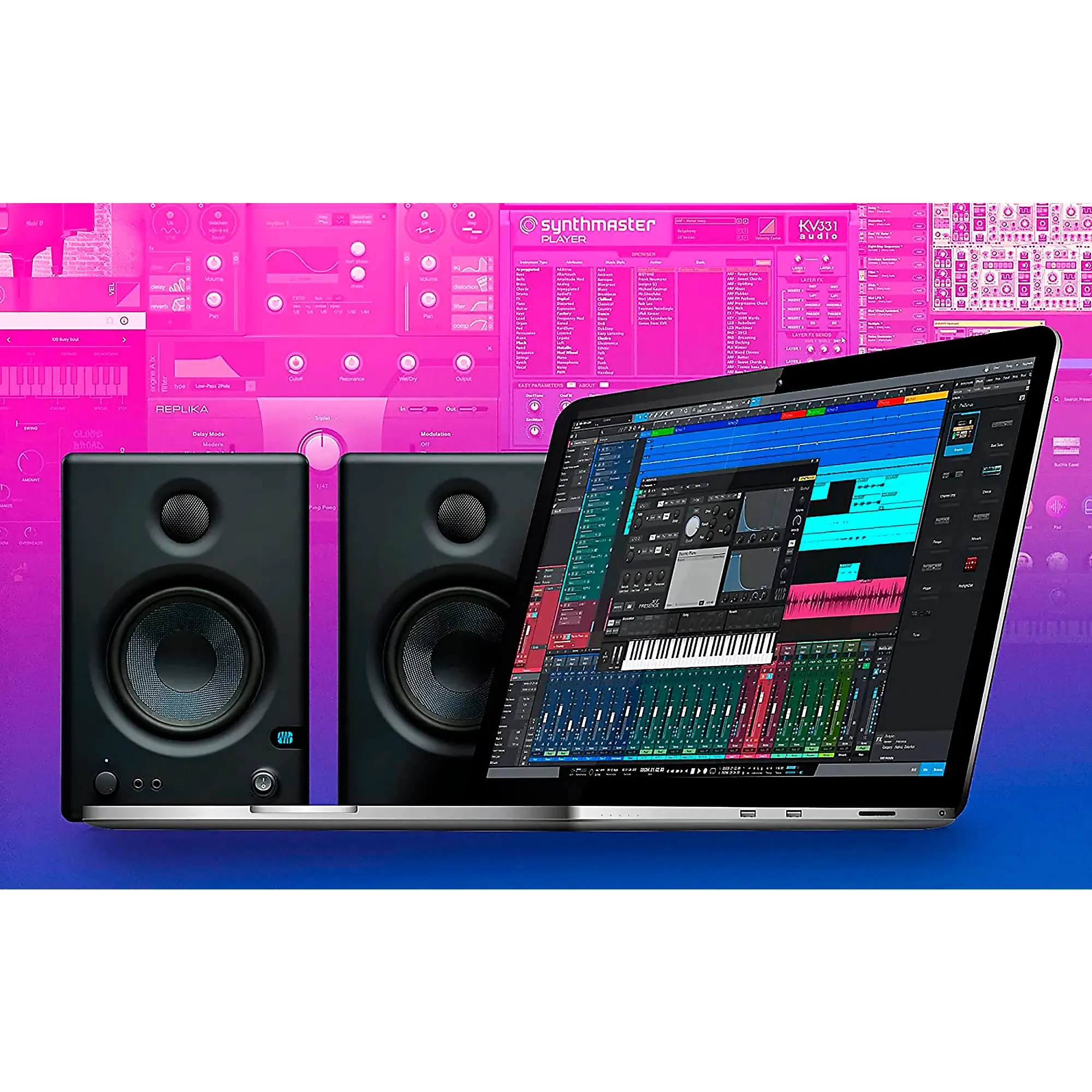 PreSonus Eris E4.5 4.5″ Monitores de estudio Activos (1 Par) – MusicLand