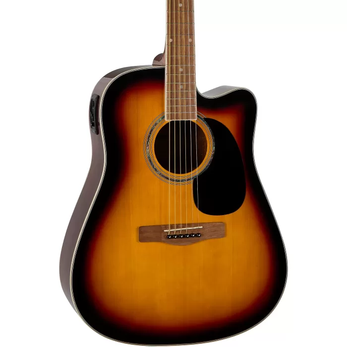 Guitarra Electroacústica Mitchell D120CE Dreadnought Con Media Luna