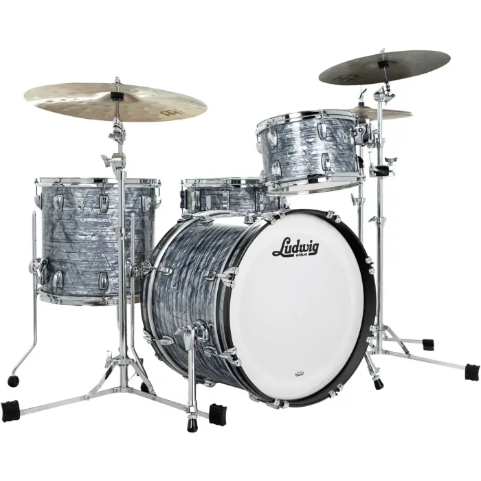 Batería Ludwig Classic Oak Downbeat Shell Pack de 3 Piezas Con Bombo 20" - Imagen 3