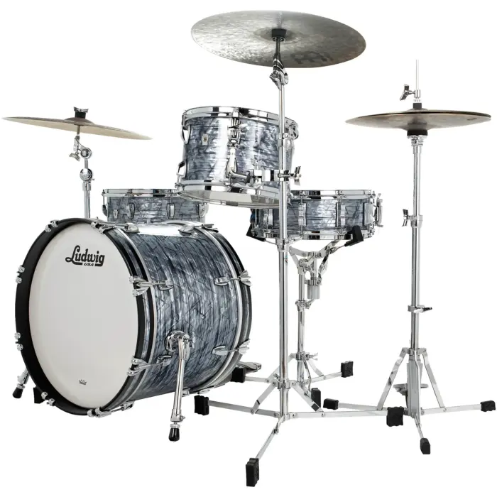 Batería Ludwig Classic Oak Downbeat Shell Pack de 3 Piezas Con Bombo 20" - Imagen 5