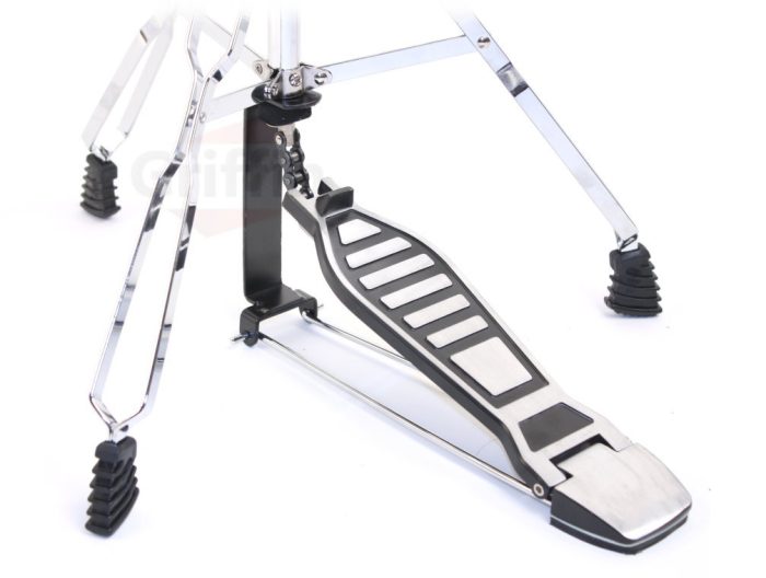 Paquete de 4 herrajes para batería: kit completo de hardware para batería con soporte para tarola, pedal de Hi-Hat, boom para platillo y soporte recto para platillos - Imagen 5